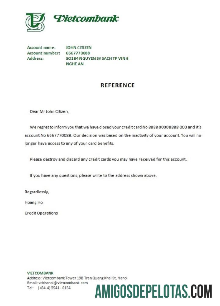 Referência de fechamento do Vietnã Vietcombank baixar para verificação